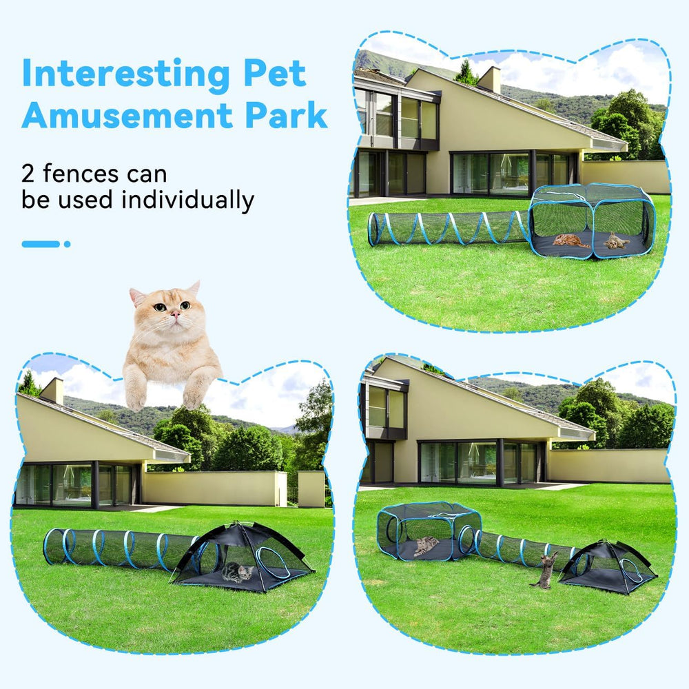 Pawaboo espacio interior amplio, ideal para juegos y descanso del felino.