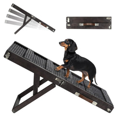 Pawaboo rampa para perro: rampa para sofá plegable para acceso cómodo.