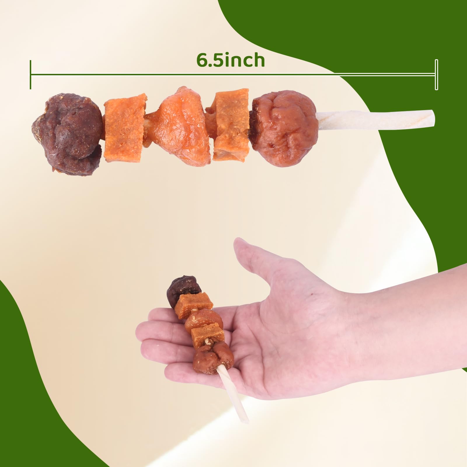 Pawant brochetas 227 g: snack práctico para juego y paseo.