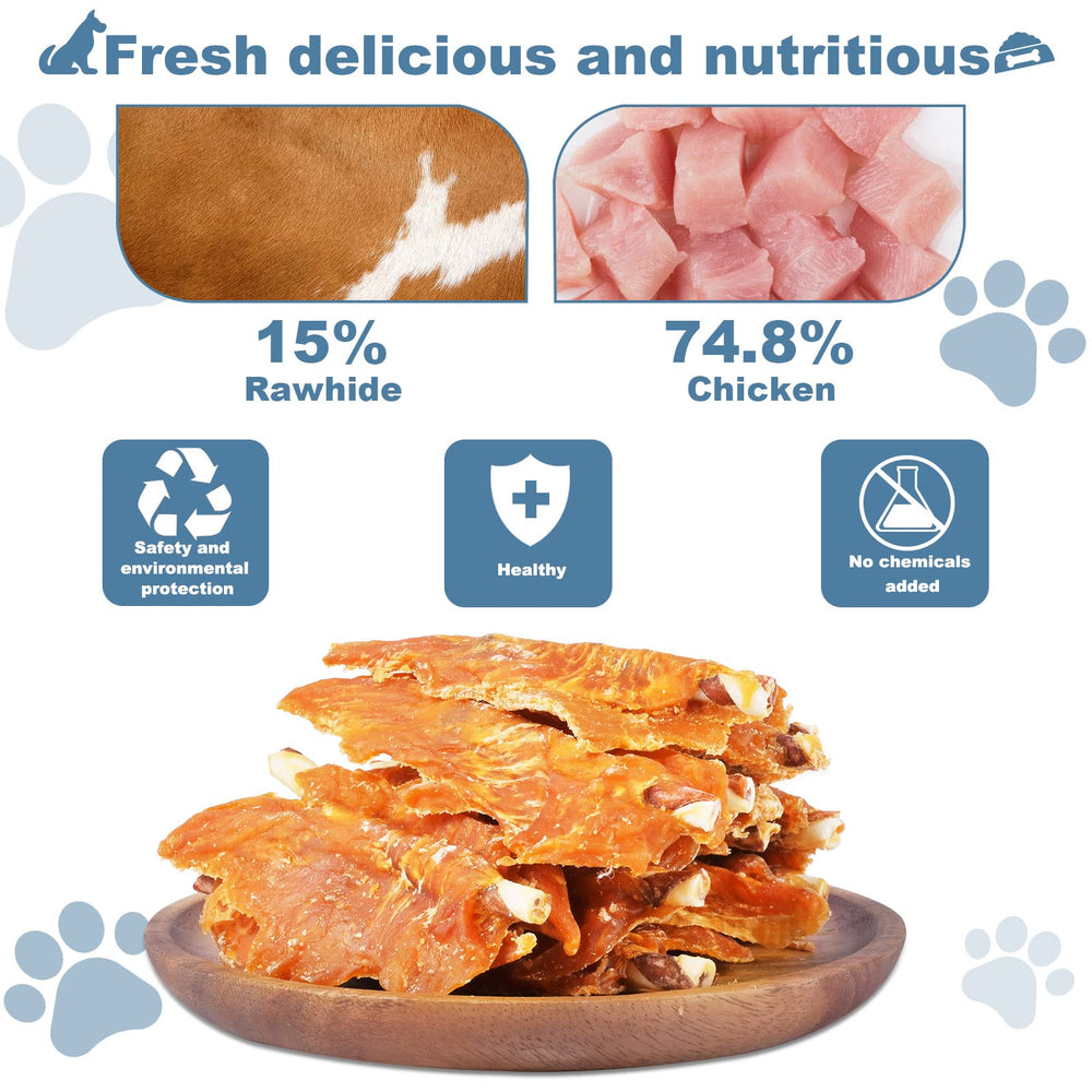 Pawant ingredientes principales: pollo y cuero crudo, snack proteico sin rellenos.
