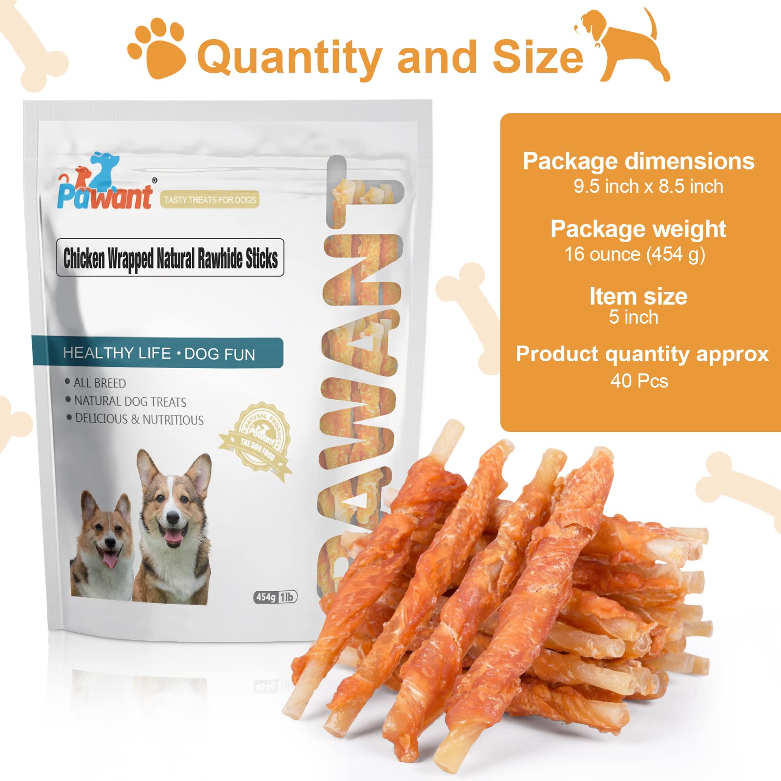 Pawant para perros de todo tamaño, ideal para perros grandes y pequeños.