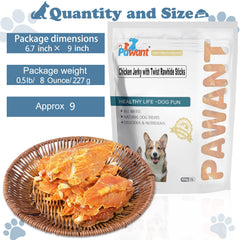 Pawant tamaño pequeño y mediano, bocado duradero para masticar.