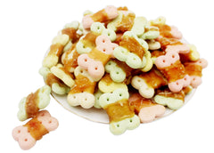 Pawant galleta de pollo, detalle de la superficie crujiente