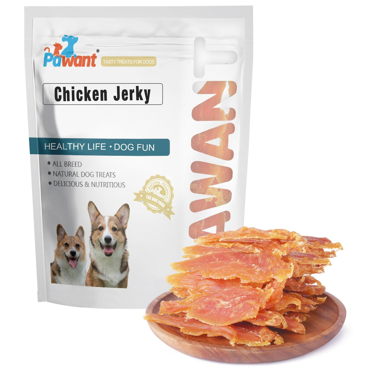 Pawant tiras de pollo para perros, ideal para entrenamiento