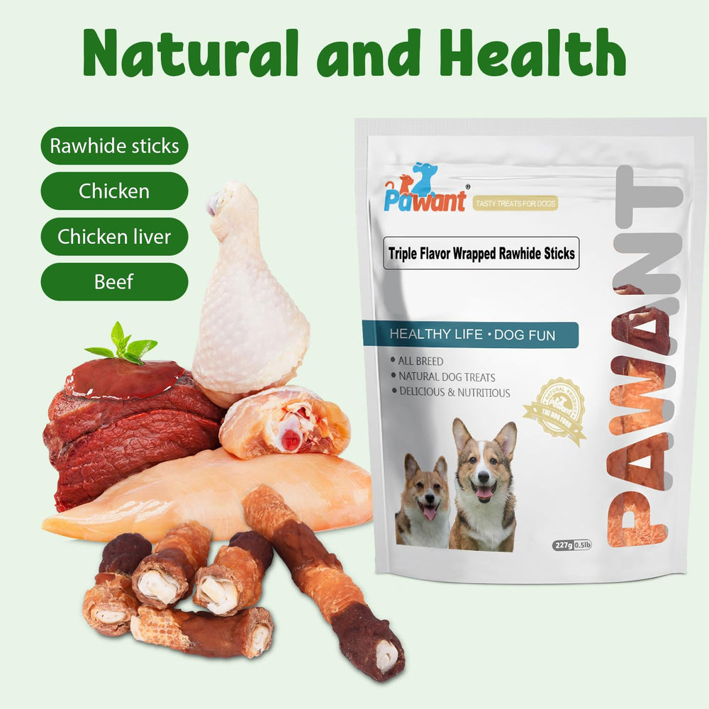 Pawant Triple Sabor para perro mediano: entretenimiento duradero