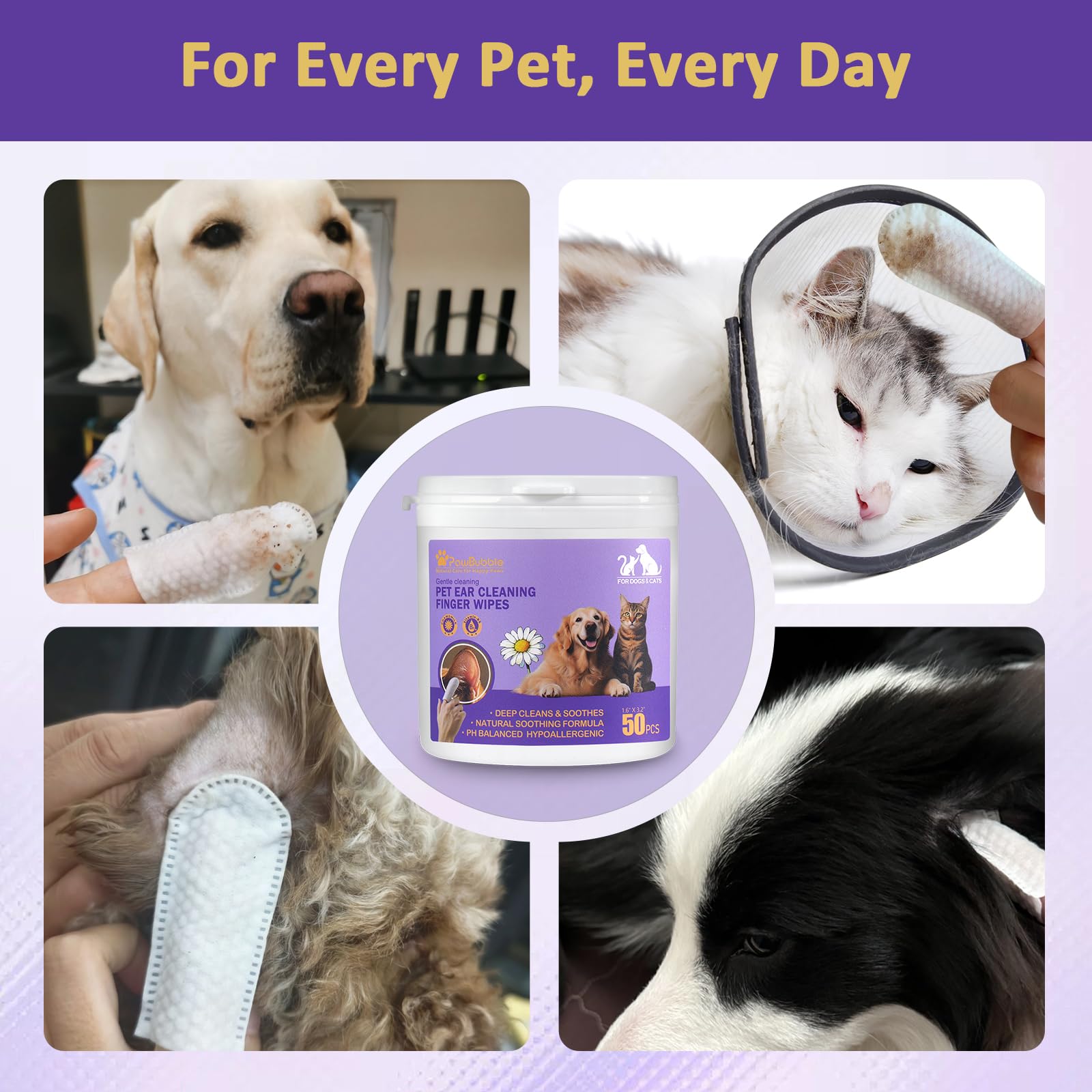 PawBubble uso relajante para convertir limpieza en momento de spa