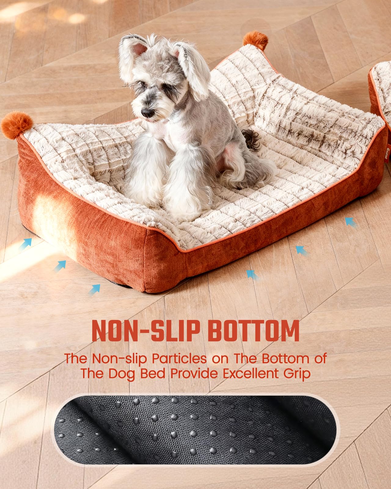 Capacidad para perros de hasta 27 kg con necesidad de apoyo.