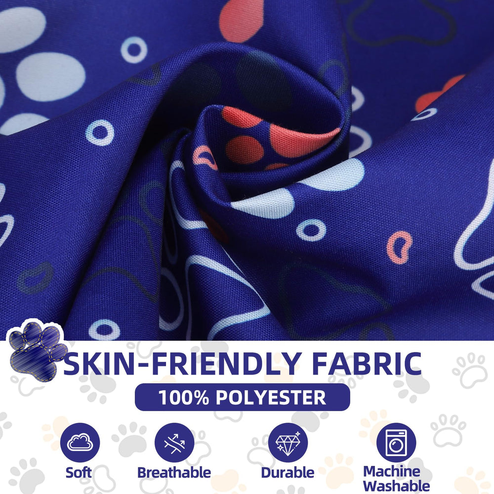 PAWCHIE bandana para perro con patrón de cuadros, añade estilo diario