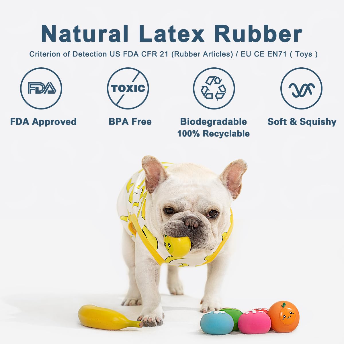 Pawdoer bola squeaky, rebote irregular, ideal para capturar durante el juego.