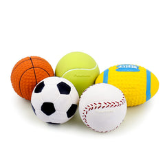Pawdoer Pelota de baloncesto en latex suave, ideal para juego interactivo en interiores.