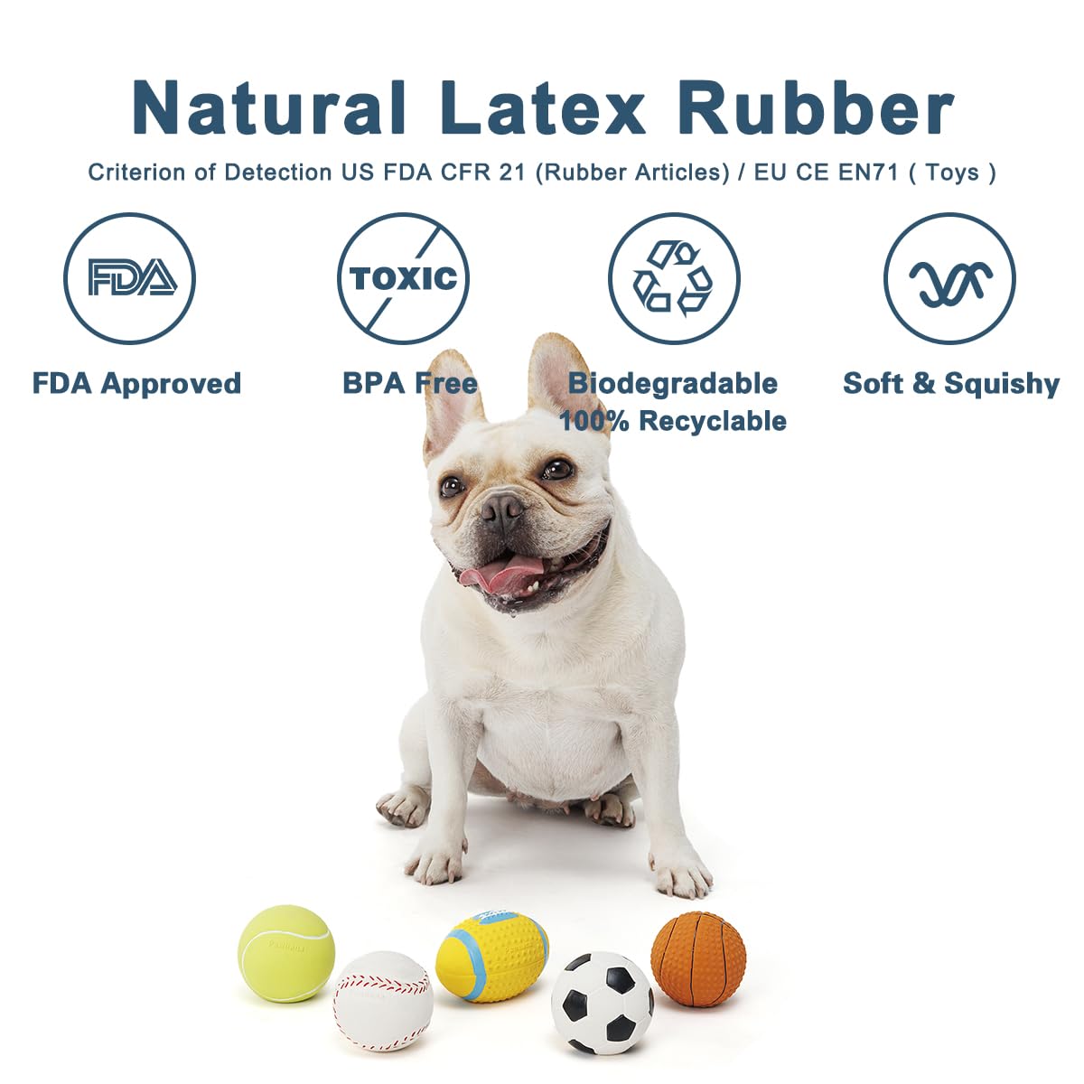Pawdoer Pelota de fútbol americano en latex suave, perfecta para juego activo al aire libre.