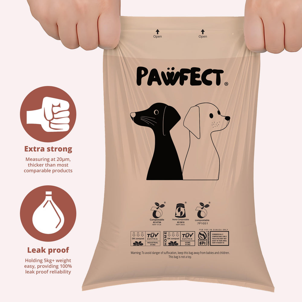 Pawfect bolsas compatibles con porta-bolsas para caminatas organizadas.
