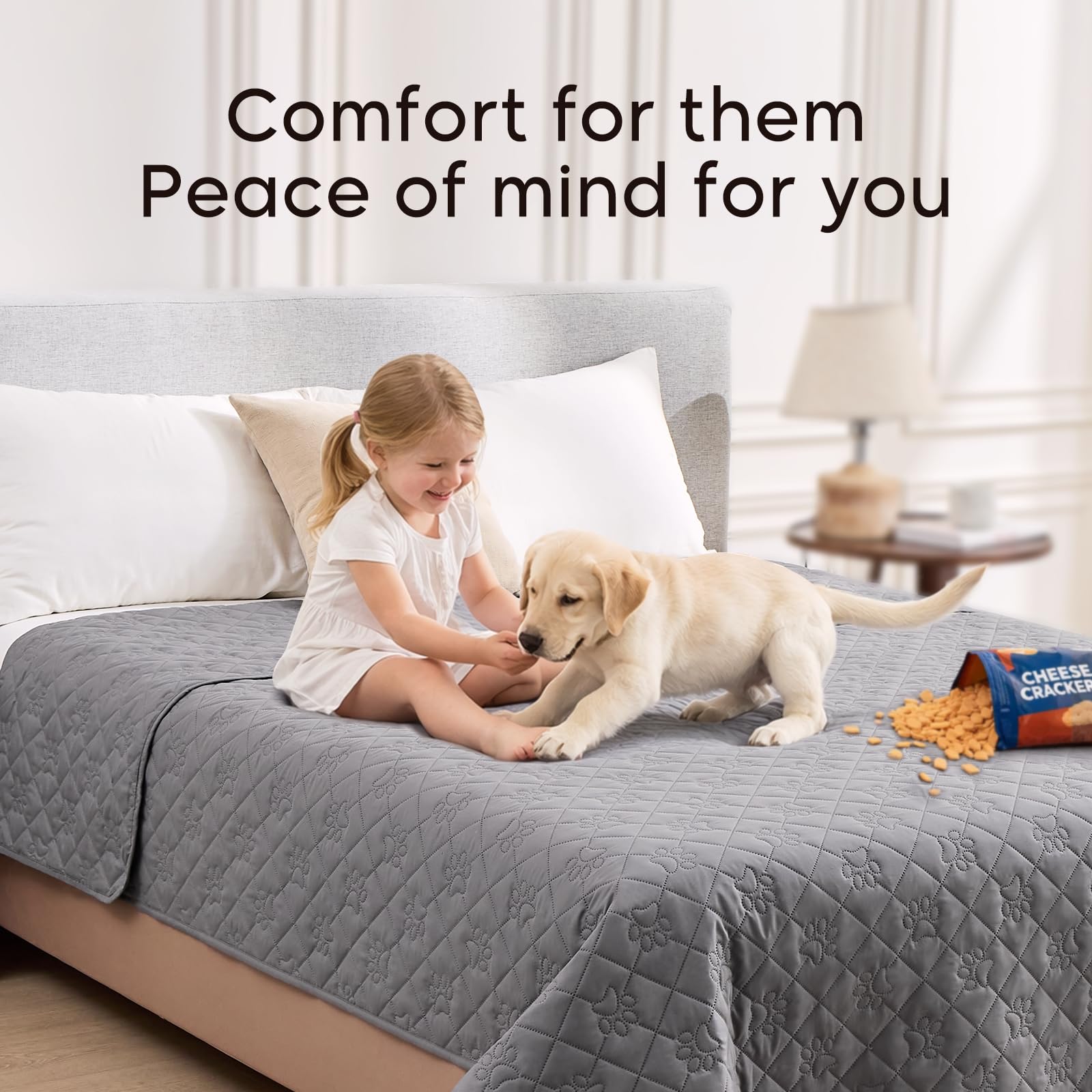 PAWFINITY protege pelo y suciedad de mascotas para un salón más limpio