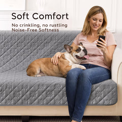 PAWFINITY tejido resistente a desgarros y arañazos protege muebles de perros activos