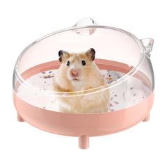 Pawfly banera arena hamster rosada para aseo diario