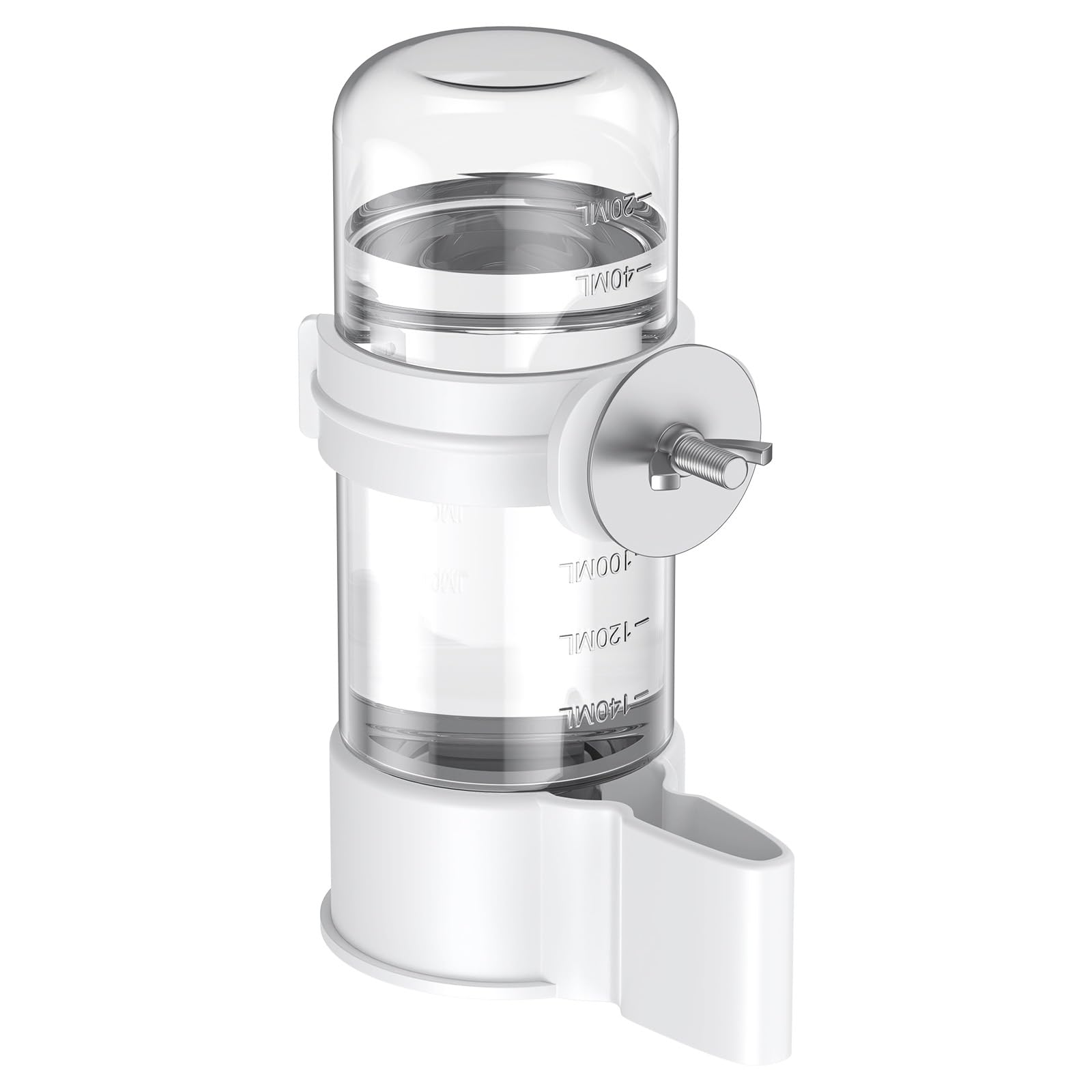 Bebedero automático Pawfly para jaula, flujo continuo de agua.