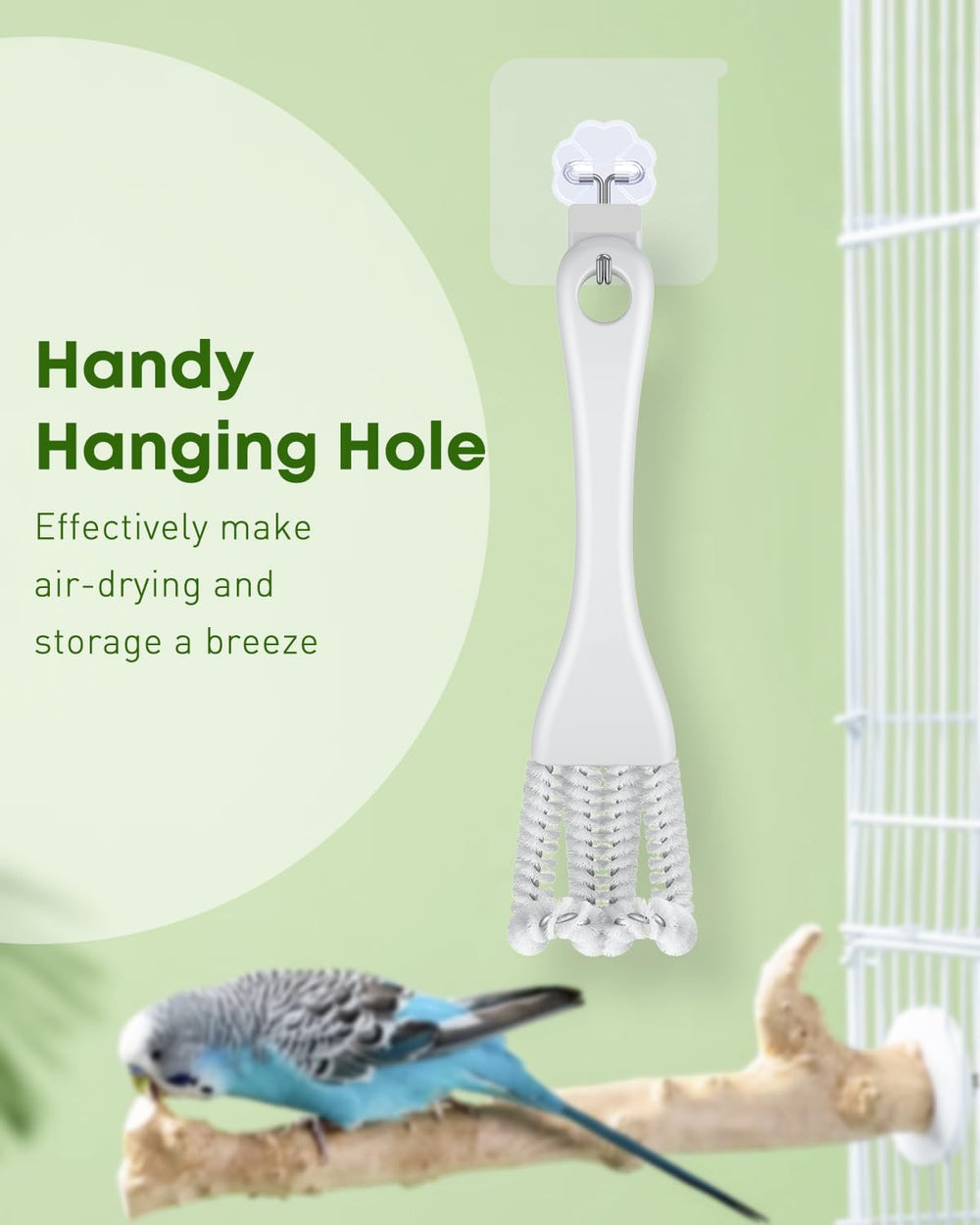 Ganchos de Pawfly para secado y almacenamiento en jaula