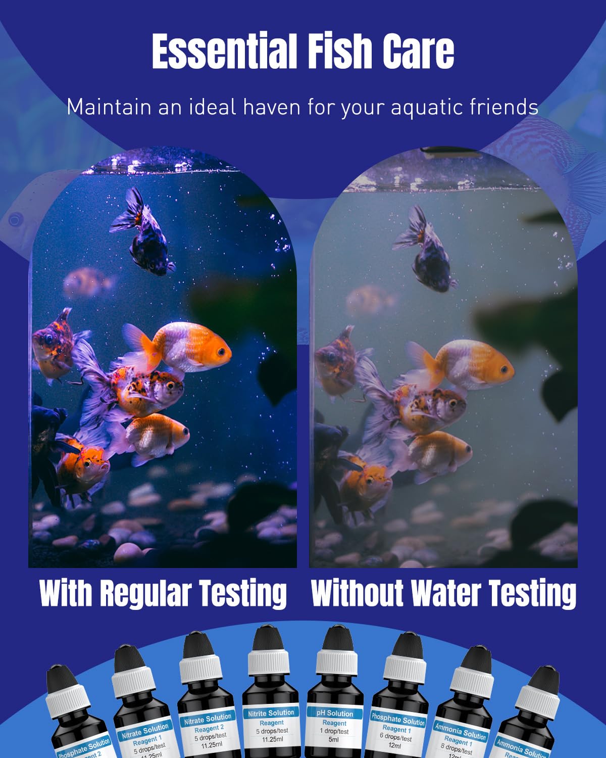 Pawfly 265 mediciones para monitoreo estable del acuario.