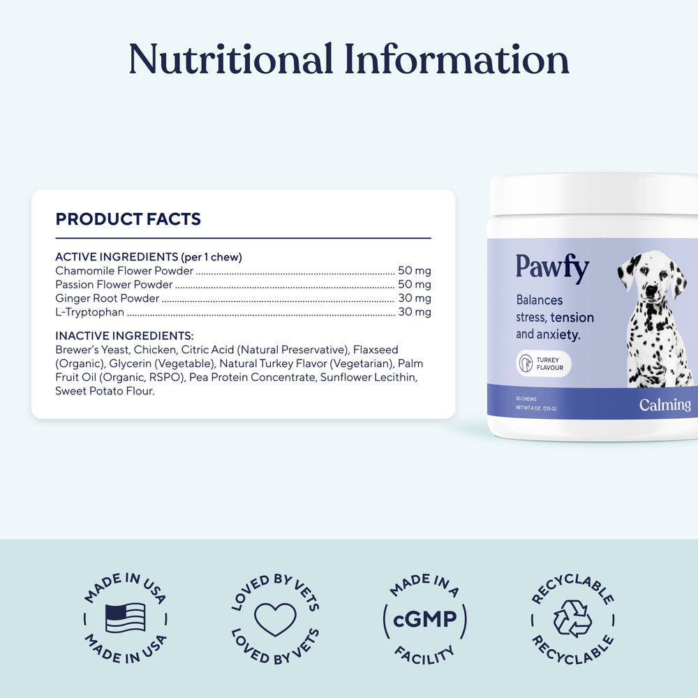 Pawfy masticables calmantes uso diario: se integran fácilmente en la rutina.