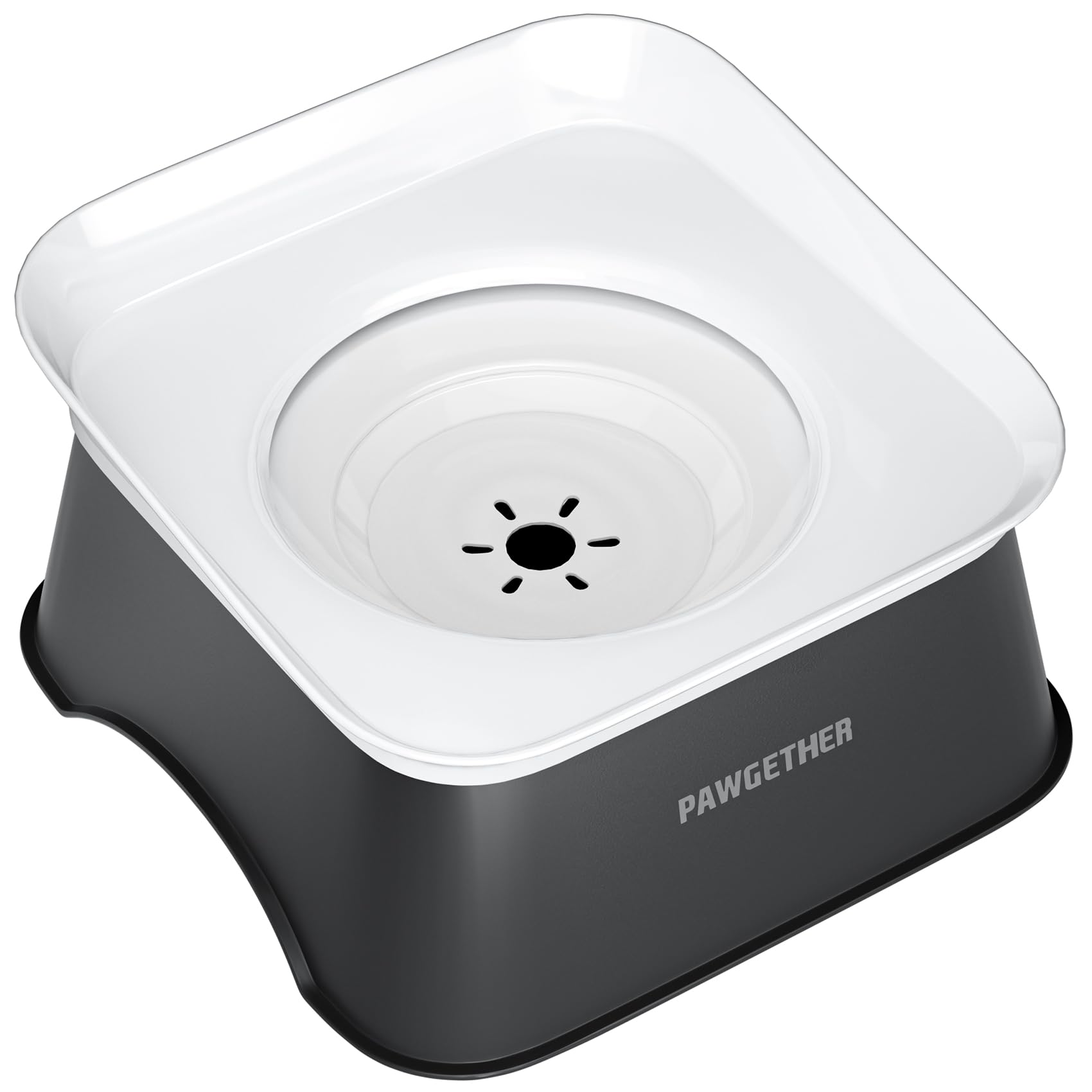 PAWGETHER bebedero sin derrames para perros con capacidad de 2L, ideal para viajes.