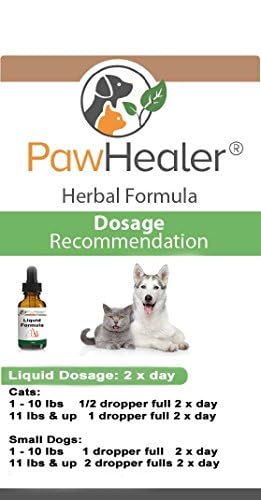 PawHealer Elixir Tos Traqueal, aplicación suave para gatos y perros pequeños.