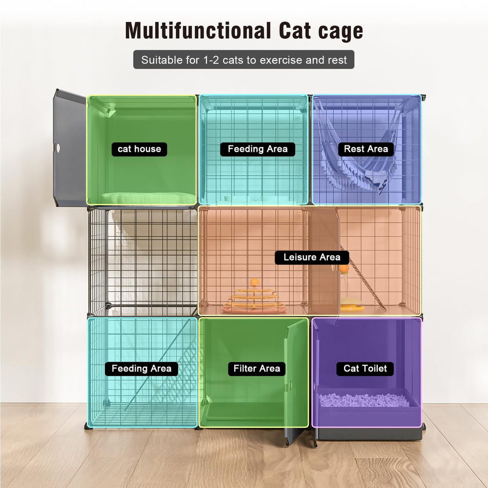 PAWING casa para gatos privada opaca, refugio discreto para descanso y observación.