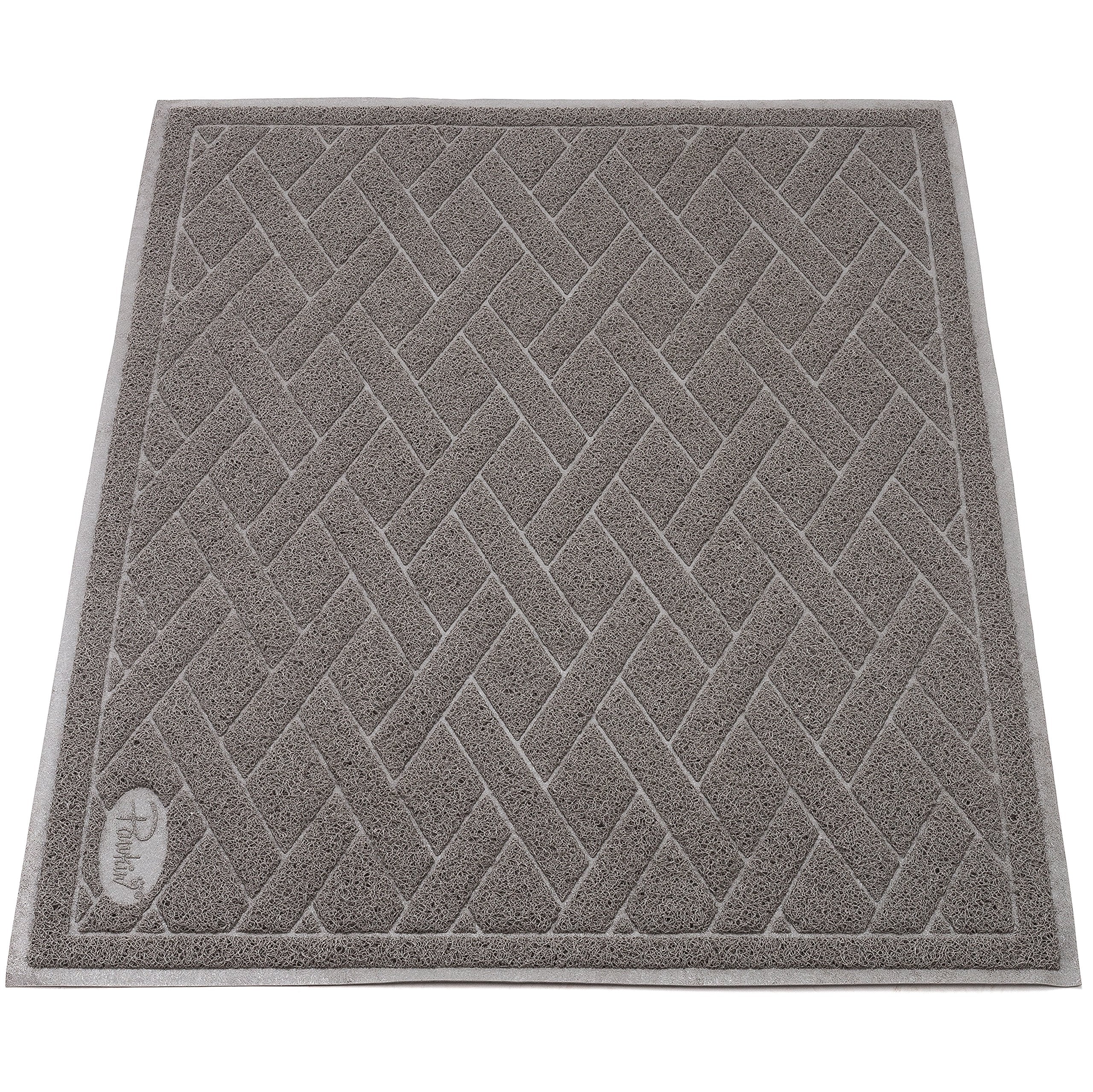 Pawkin Alfombra gris, permite caminar cómodo para gatos.