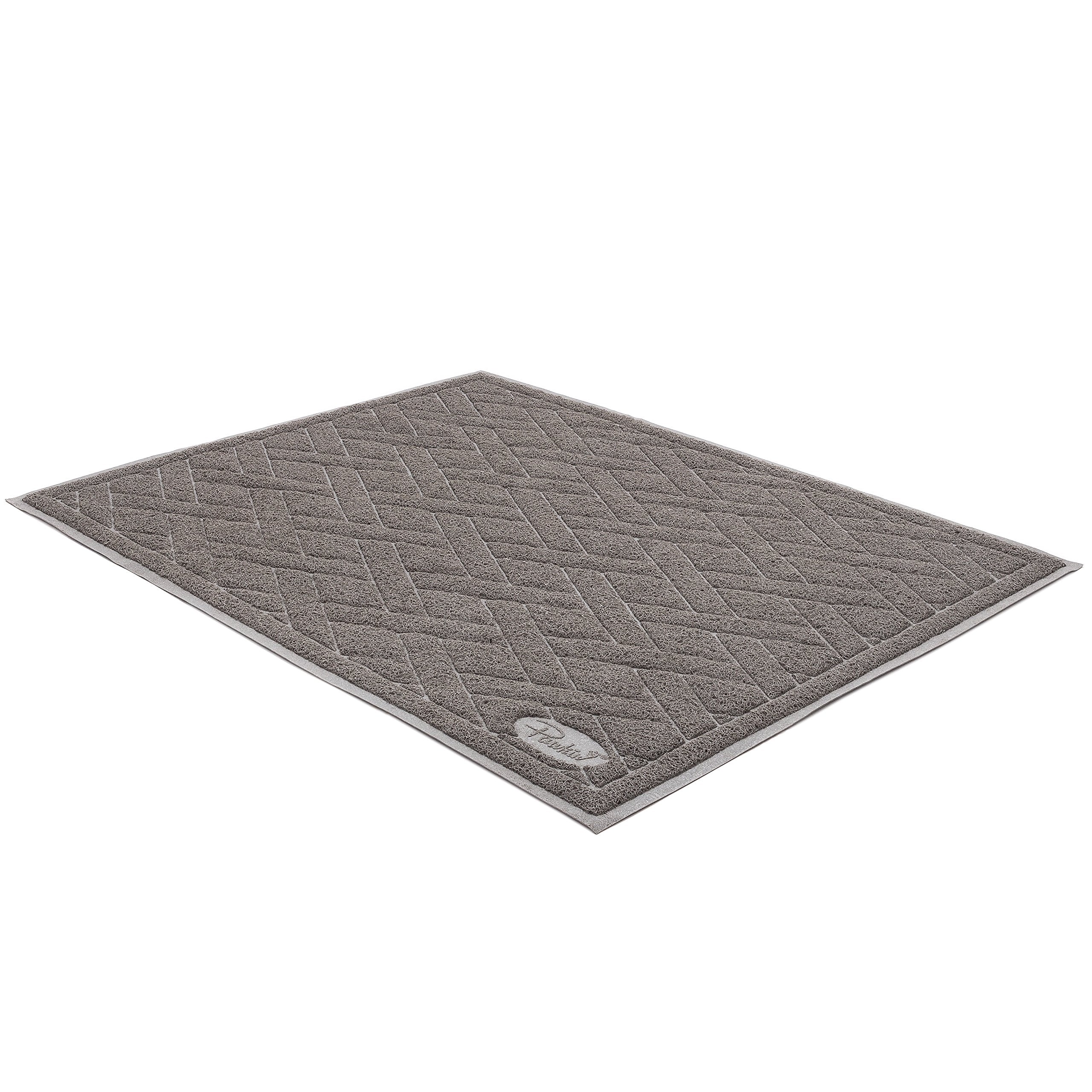 Pawkin Alfombra con tecnología Litter Lock para control de arena.
