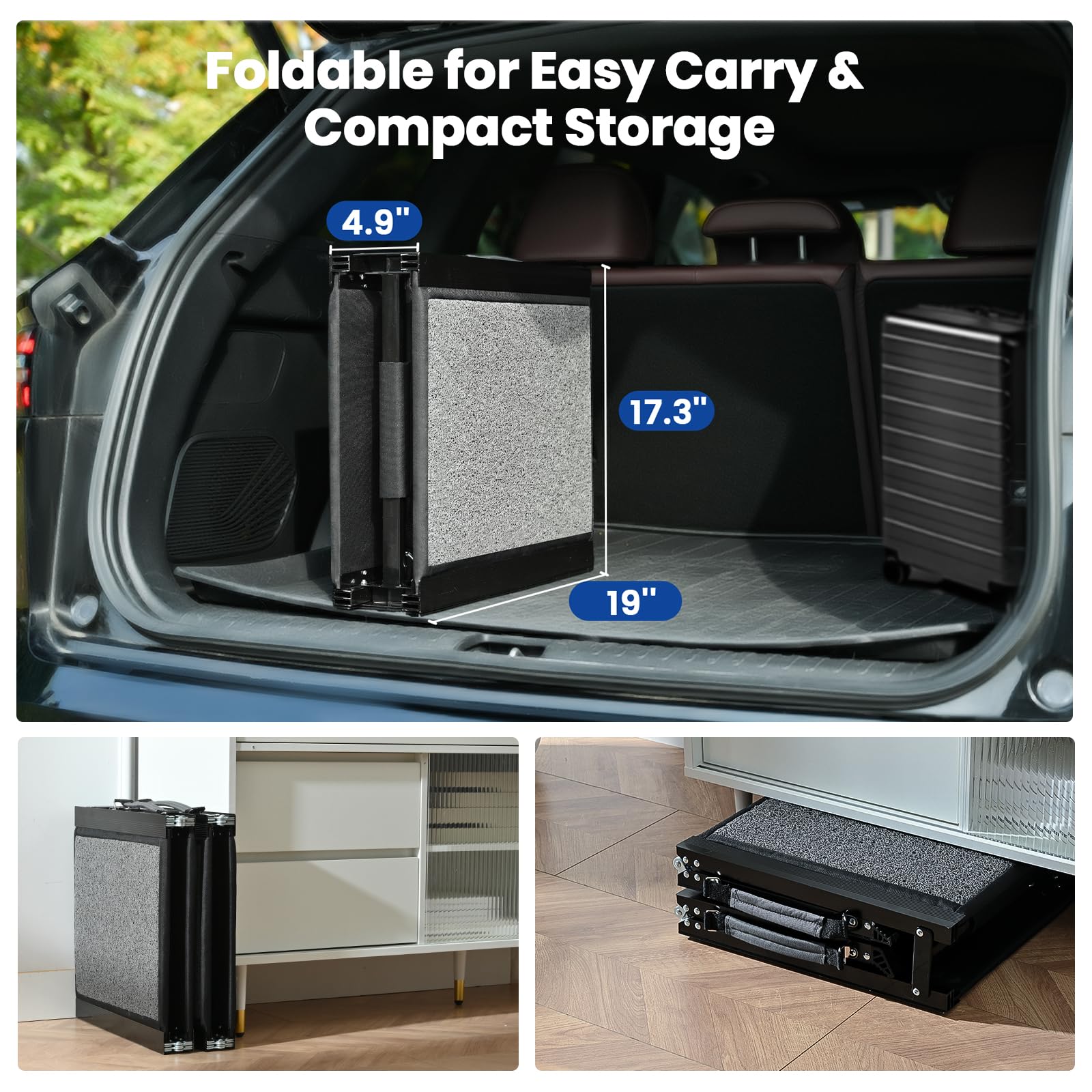 Pawlify almacenamiento compacto cabe en coche