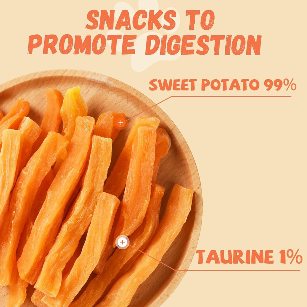 Tiras de patata dulce Pawmate para entrenamiento y refuerzo positivo