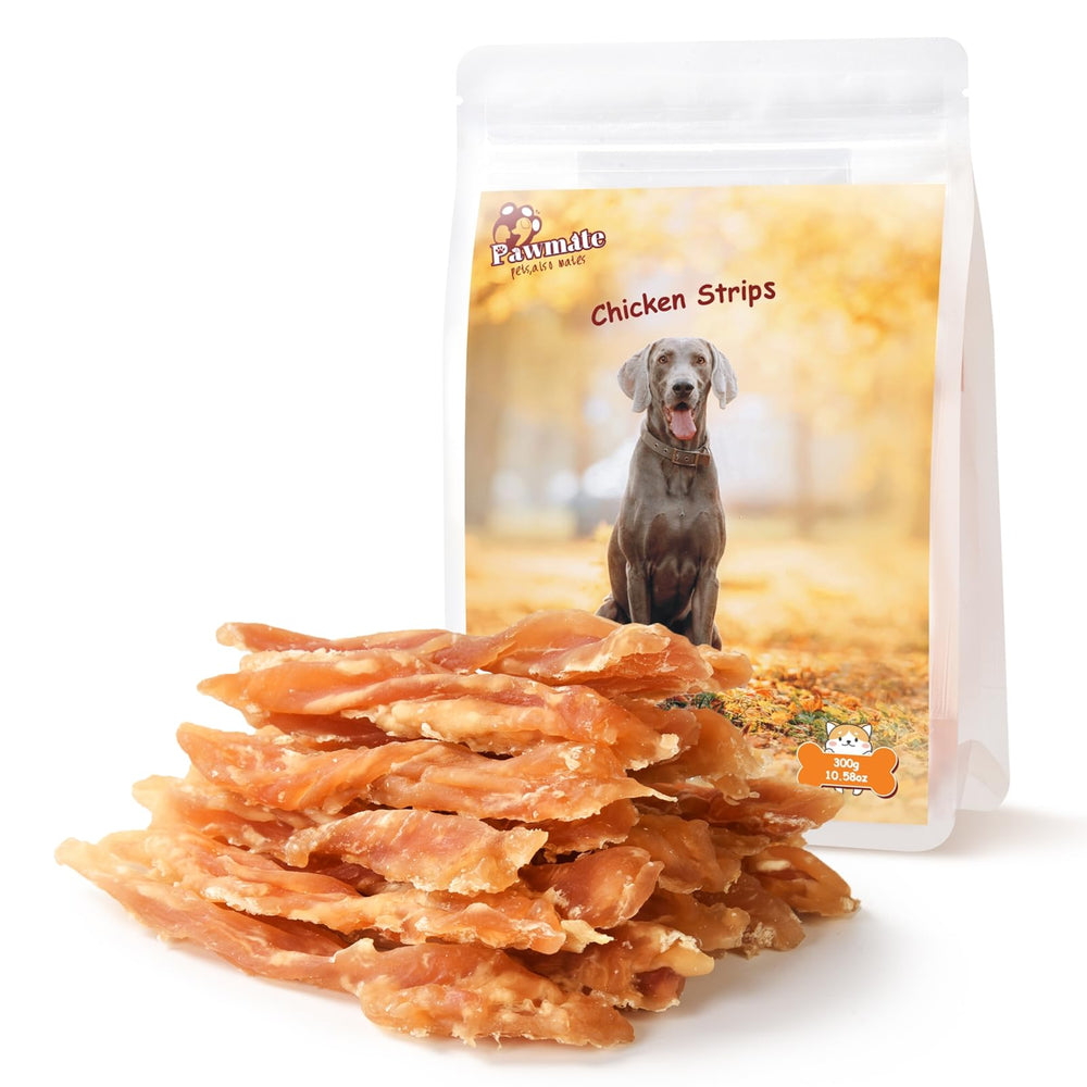 Pawmate Tranches de Poulet: récompense d'entraînement savoureuse et naturelle.