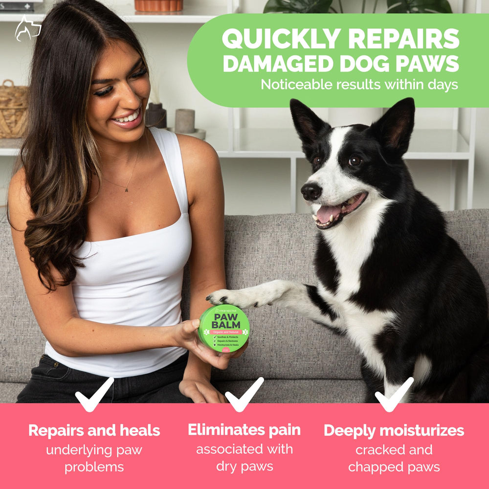 Paw Nectar envase doble, cuidado continuo de las patas.