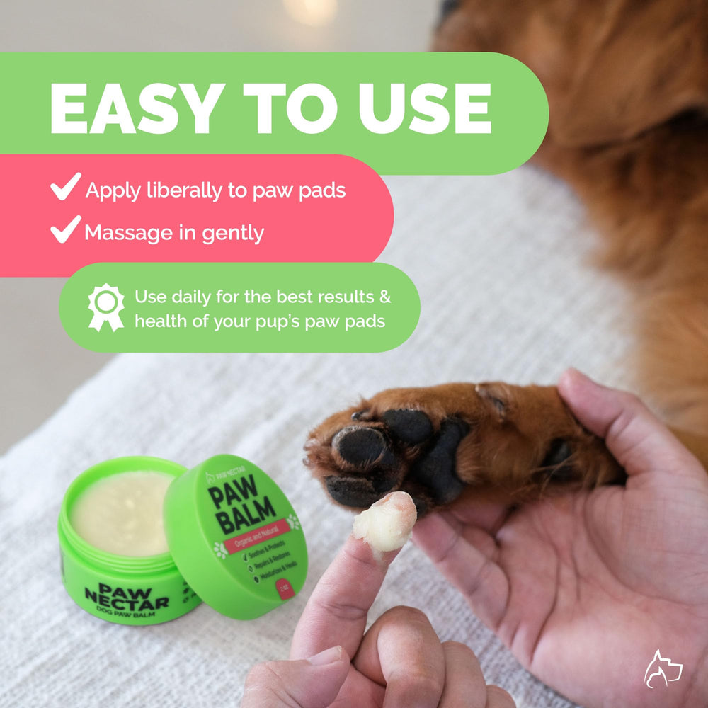 Paw Nectar para patas secas, hidratación con aceite de coco.