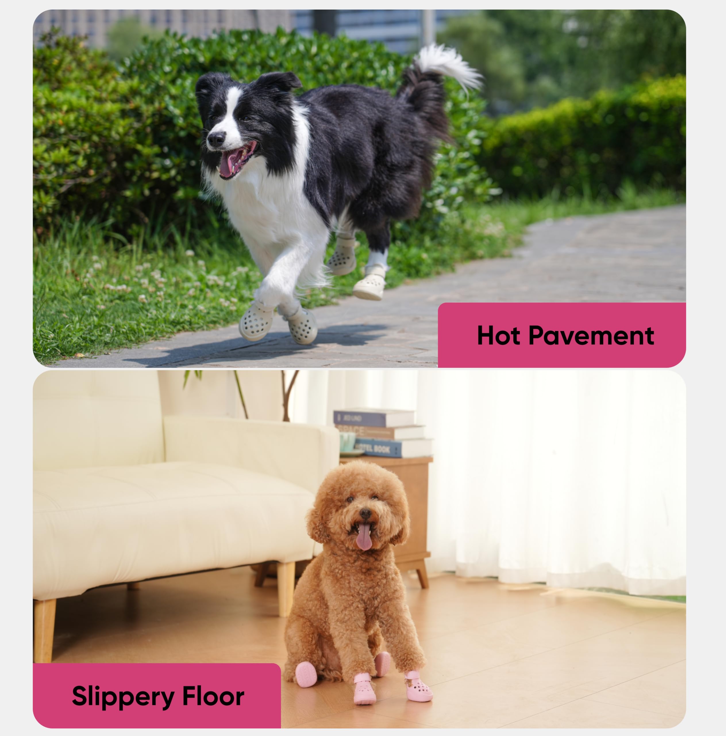 PawPosh botas para perros con ajuste fácil facilita ponérselas