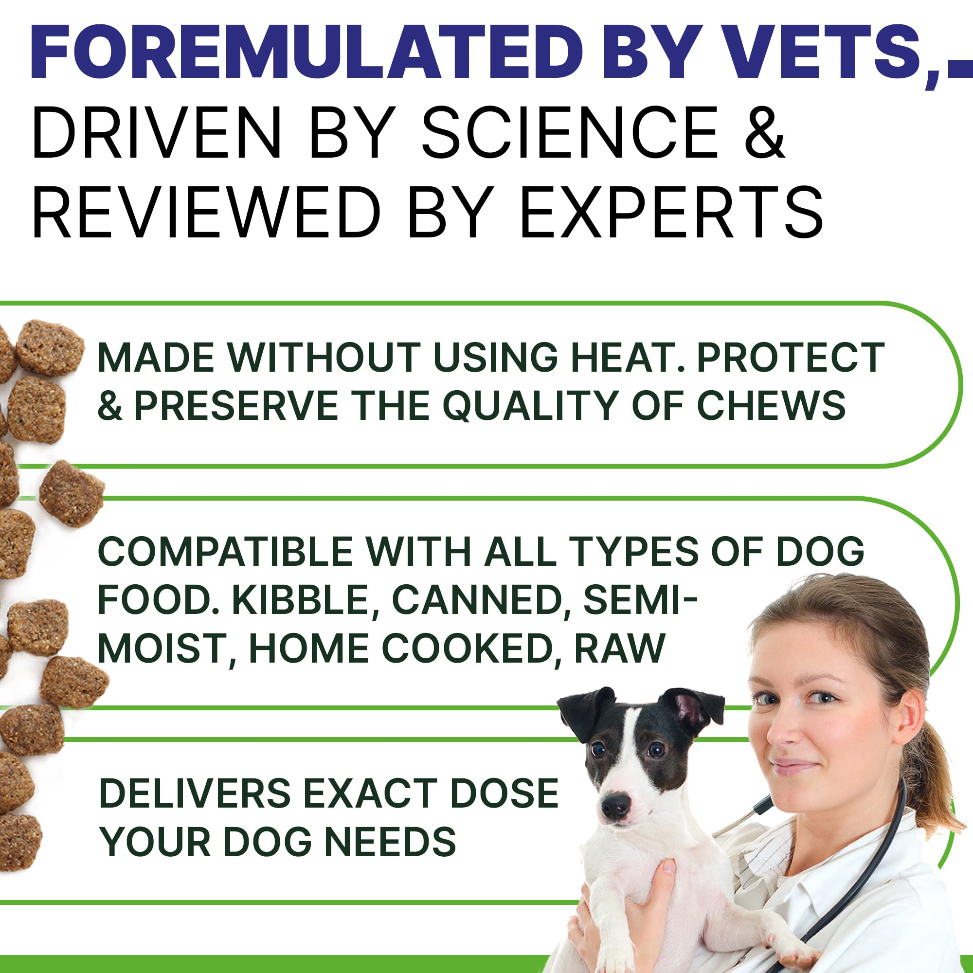Pawsential: glucosamina y articulación en cada masticable para perros.