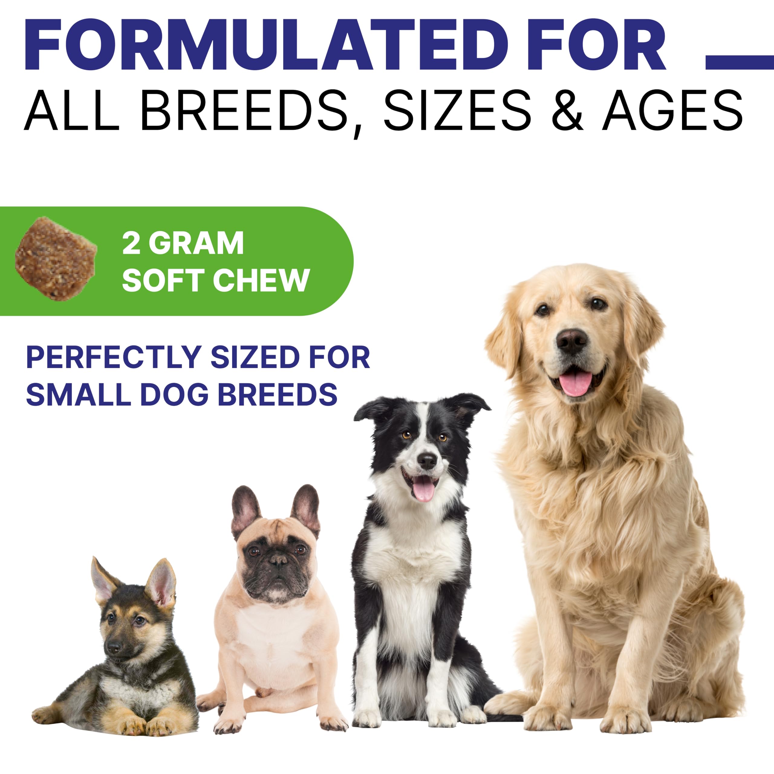 Pawsential gomitas probióticas para perros, alivio de gases y malestar estomacal