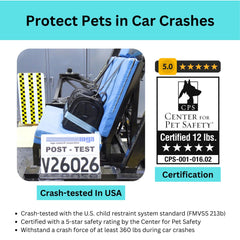 Pawsincar transportín mascotas con ventilación amplia