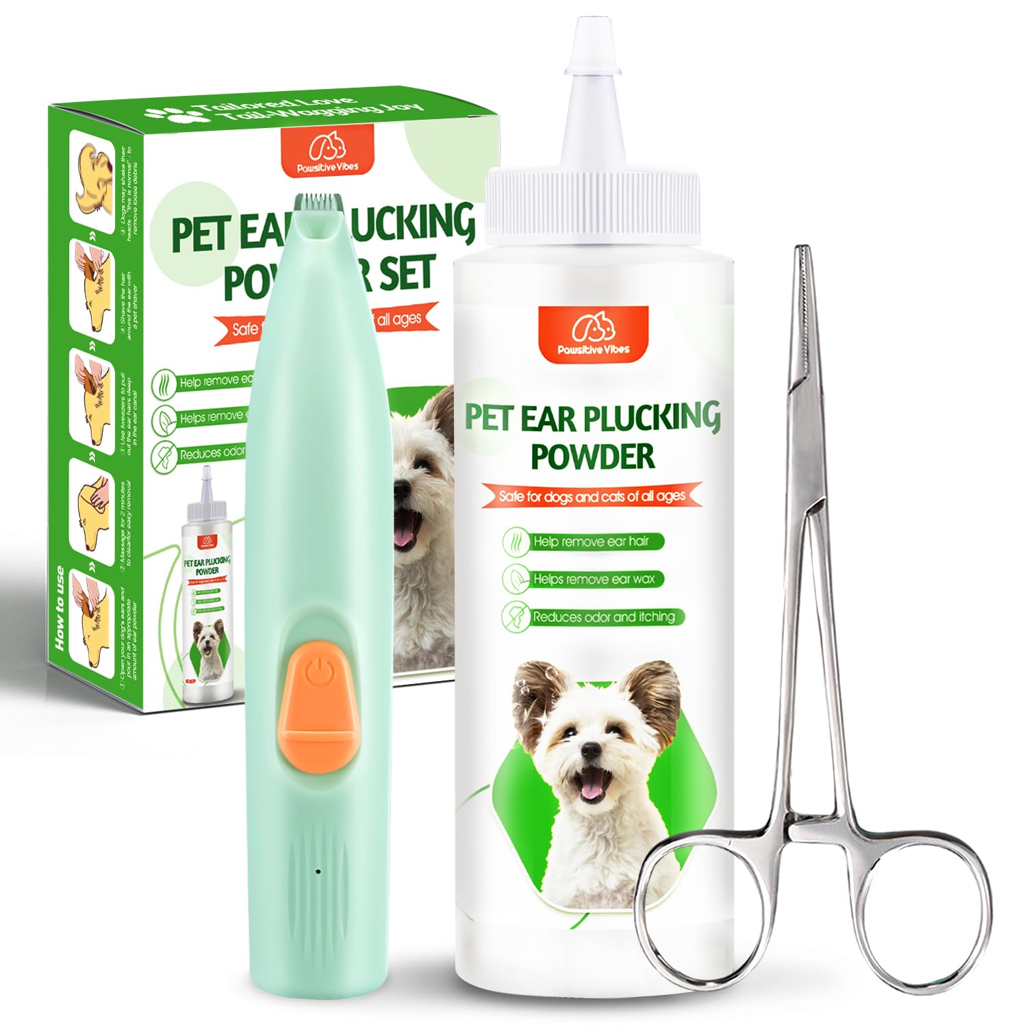 Pawsitive Vibes kit cuidado orejas: solución todo en uno para higiene en casa