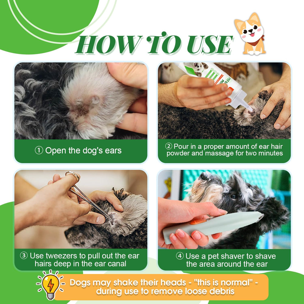 Uso en casa con el kit Pawsitive Vibes para orejas de mascotas