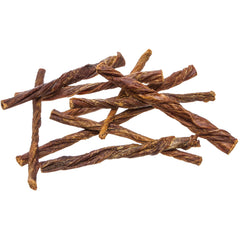 Pawstruck bully sticks de textura firme, ideal para morder con seguridad