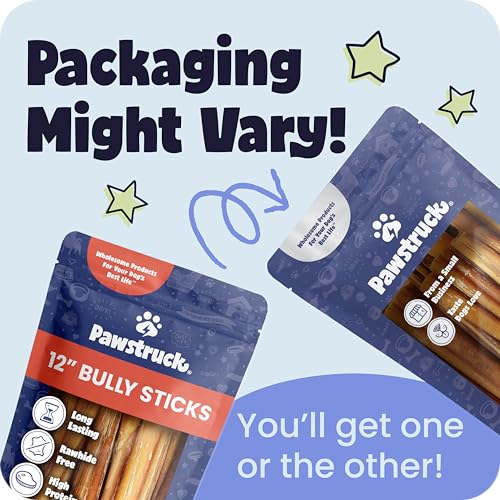 Pawstruck Bully Sticks masticación segura y sin cuero crudo