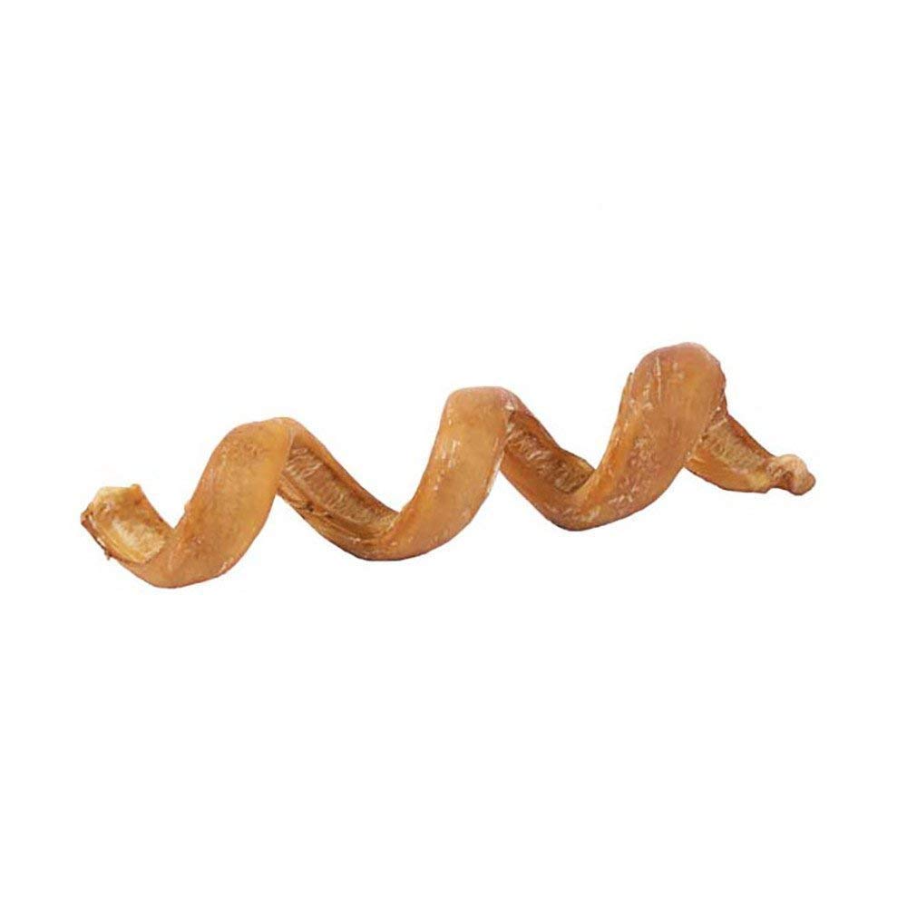 Pawstruck espirales de palitos de res para limpieza dental natural