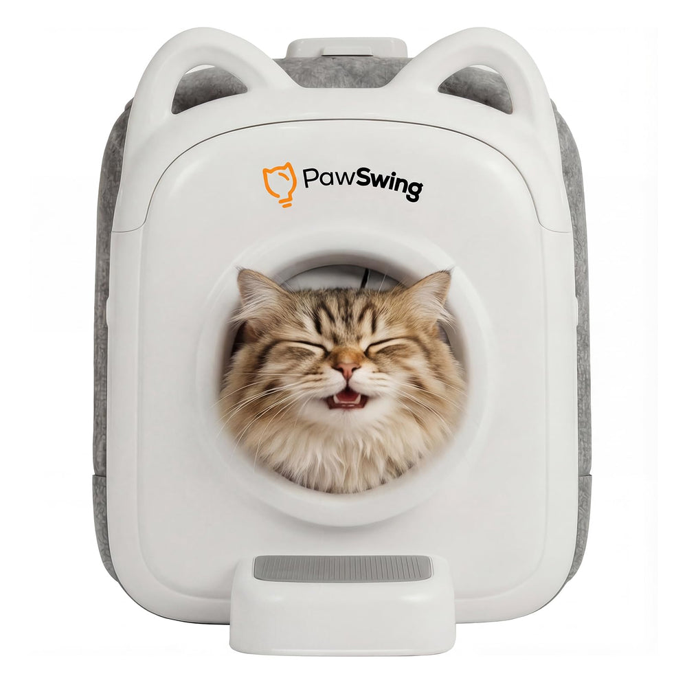 PawSwing cepillo gato auto-limpiante 360° recoge pelo fácilmente