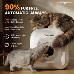 PawSwing cerdas de silicona alimentaria para grooming suave