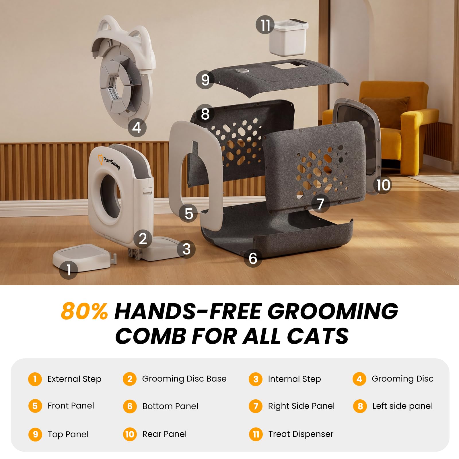PawSwing adecuado para hogares con varios gatos