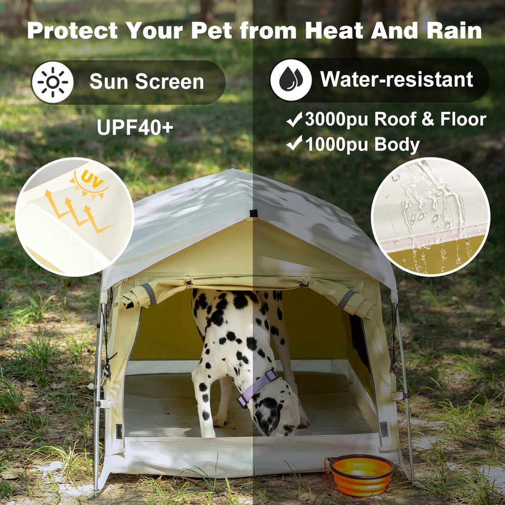 Pawthway almohadilla de camping con superficie textil resistente y comodidad.