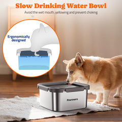 Pawtners filtro-activado mejora el sabor del agua y reduce olores para perros.