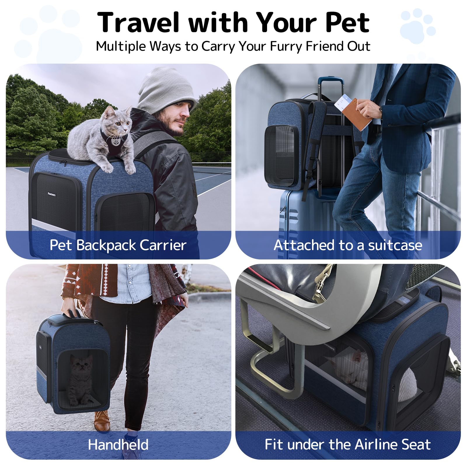 Pawtners transportín ideal para viajes, senderismo y excursiones con tu mascota.