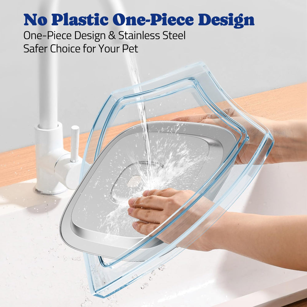 Pawtners Upgrade No Spill Bowl capacidad 4L para perros medianos y grandes.