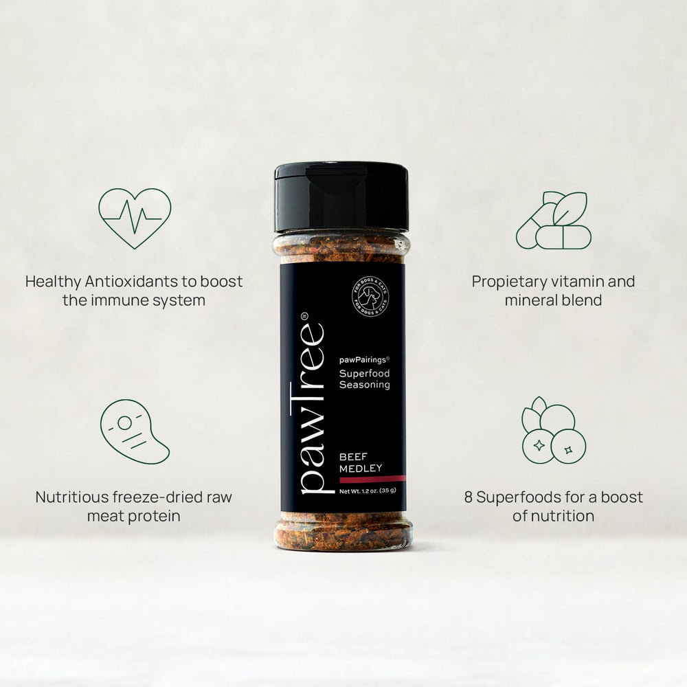 pawTree pawPairings Pack de tres sabores complemento ofrece variedad.